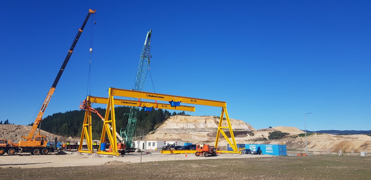 20 Ton Portal Cranes for Preco Precast Concrete Tauranga